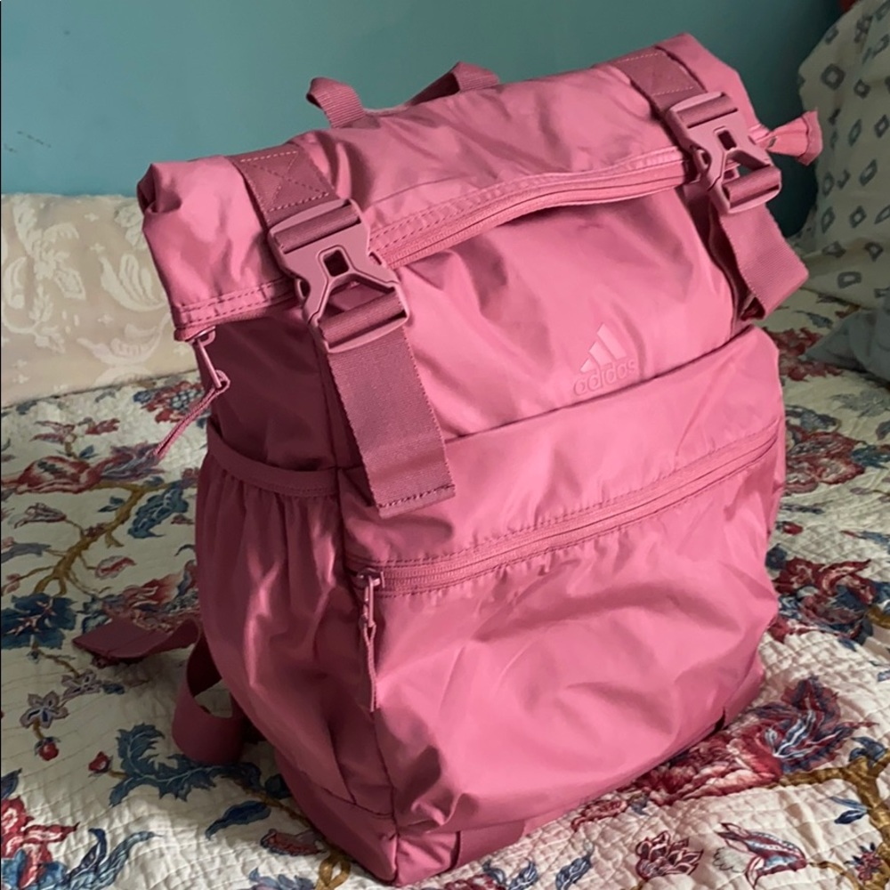 adidas pink YOLA backpack